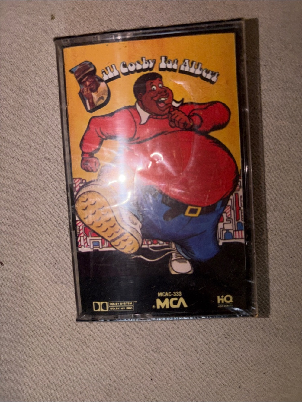 Vintage Collectible Bill Cosby Fat Albert Album Cassette - Red/Blue Artwork